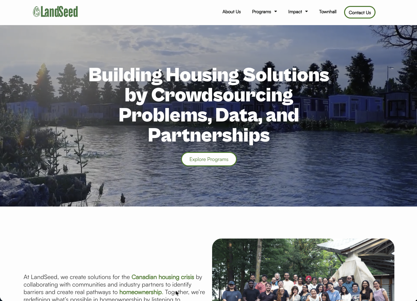Landseed.ca screenshot 1