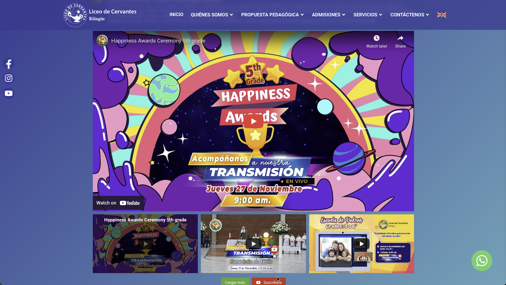 liceocervantes.edu.co screenshot 4